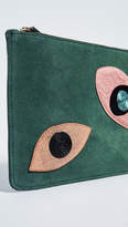 Thumbnail for your product : Lizzie Fortunato Abstract Eye Zip Pouch