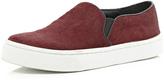 Thumbnail for your product : River Island Leather Pony Burgundy Hair Skate Shoes