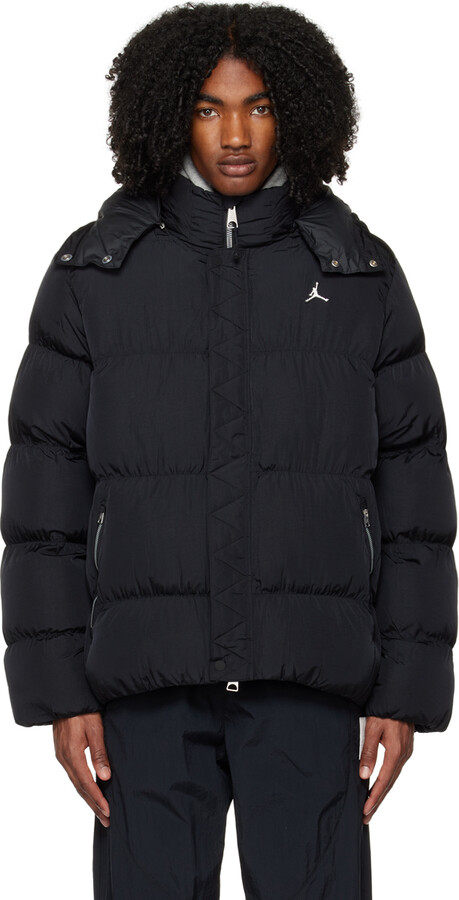 Nike Jordan Black Essentials Puffer Jacket - ShopStyle