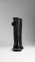 Thumbnail for your product : Burberry Leather Biker Boots