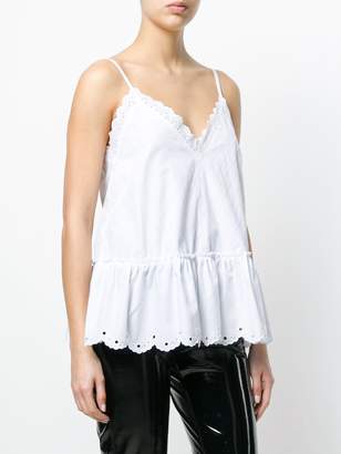 McQ broderie anglaise top