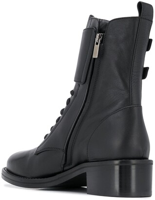 Le Silla Jessi lace-up leather boots