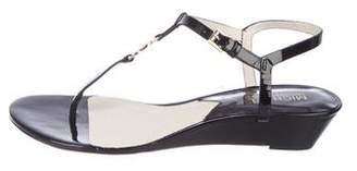 MICHAEL Michael Kors Patent Leather Thong Sandals