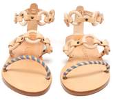 Thumbnail for your product : Álvaro González Ali Wood And Leather Sandals - Womens - Light Tan