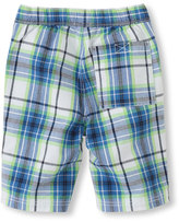 Thumbnail for your product : Children's Place Neon plaid pull-on shorts