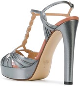 Thumbnail for your product : Francesco Russo Side Buckle Platform Sandals