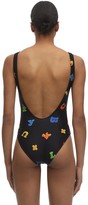 Thumbnail for your product : Moschino Magnet Print Lycra One Piece Swimsuit