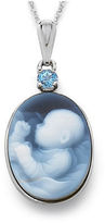 Thumbnail for your product : JCPenney FINE JEWELRY 14K Gold Cameo Birthstone Necklace