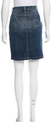 Blank NYC Denim Knee-Length Skirt