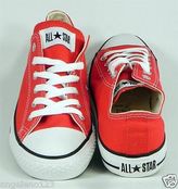 Thumbnail for your product : Converse Shoes All Star Red White Low Chucks Women Chuck Taylor Canvas Sneakers