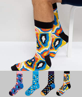 Happy Socks Gift Set 4 Pack Socks