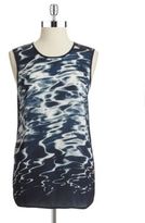 Thumbnail for your product : Vince Camuto Patterned Hi-Lo Tank