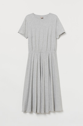 H&M H&M+ Jersey Wrap Dress - Gray - ShopStyle