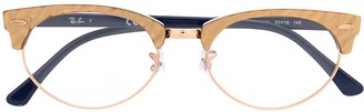 Ray-Ban Clubmaster oval optics glasses