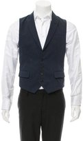 Thumbnail for your product : Brunello Cucinelli Peak-Lapel Woven Vest