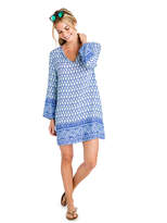Thumbnail for your product : Vineyard Vines Shell Print Tunic Cover-Up