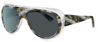 Alain Mikli Marble Oversized Sunglasses
