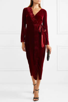 rachel zoe aly velvet dress