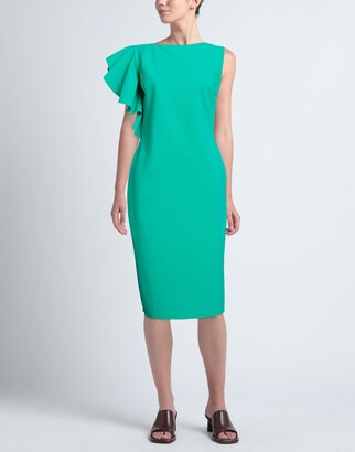 Chiara Boni La Petite Robe Midi Dress Emerald Green