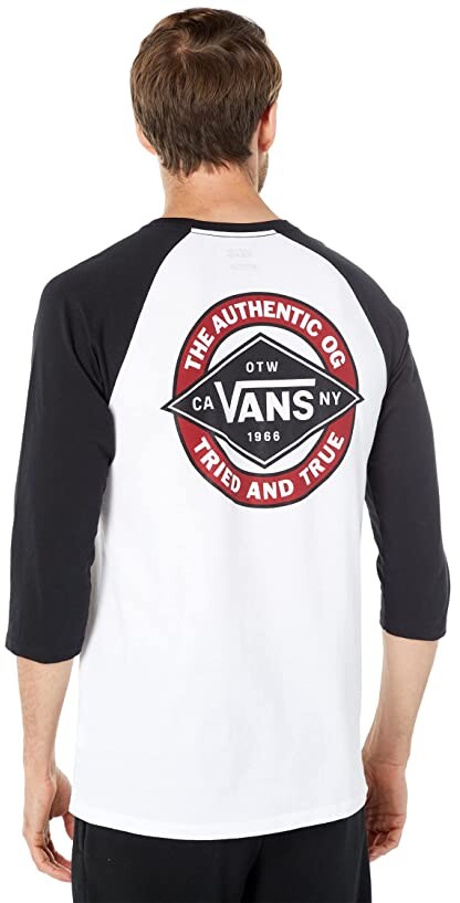 Vans Drop V Diamond 3/4 Sleeve Raglan Tee - ShopStyle T-shirts