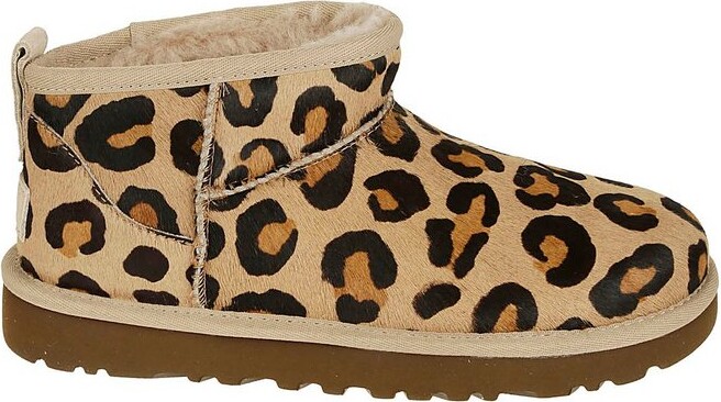 UGG All-Over Leopard-Printed Ankle Boots - ShopStyle