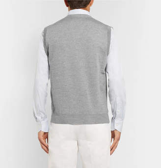 Canali Slim-Fit Merino Wool Vest