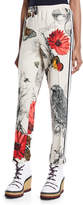 Thumbnail for your product : Moncler Floral & Bird Print Straight-Leg Track Pants