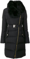 Versace Collection - fur detail coat - women - Duvet/Fourrure de renard/Polyester - 44