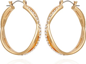 T Tahari Women's Casted Fishhook Earrings, Gold, One Size : :  Clothing, Shoes & Accessories
