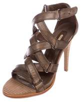 Thumbnail for your product : Max Studio Leather Crossover Sandals
