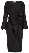 Thumbnail for your product : WAYF Wrap Bell Sleeve Dress