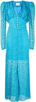 Thumbnail for your product : Giuseppe di Morabito Deep V-Neck Puff-Shoulder Dress