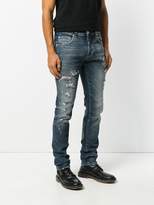 Thumbnail for your product : Pierre Balmain distressed slim-fit jeans