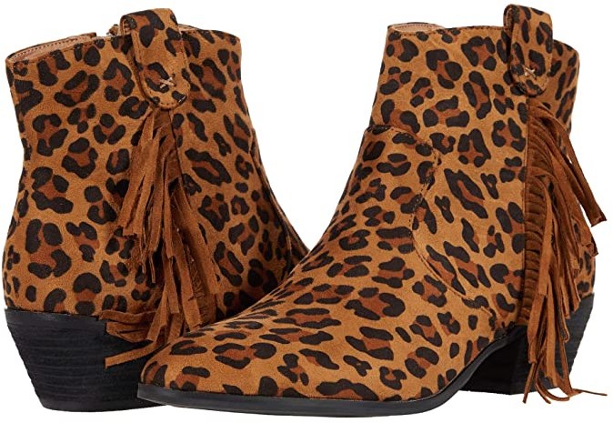 volatile leopard booties
