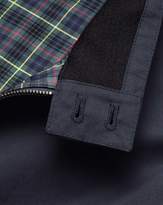 Thumbnail for your product : Charles Tyrwhitt Navy Harrington Cotton Jacket Size 44