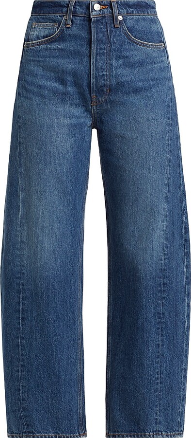 Veronica Beard Women's Ryder Barrel-Leg Jeans - Bandit - Size 25