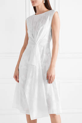 Off-White Collection - Fil Coupé Cotton-voile Dress - Off-white