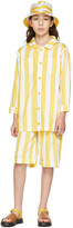 Thumbnail for your product : M’A Kids Kids Yellow & White Striped Shirt