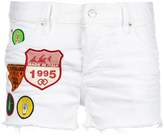 Thumbnail for your product : DSQUARED2 patch-work denim shorts