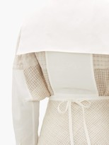 Thumbnail for your product : Lanvin Bib-front Panelled Midi Dress - White