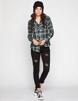 Thumbnail for your product : Angie Womens Boyfriend Flannel Shirt