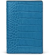 Thumbnail for your product : Smythson Croc-Embossed Leather Passport Cover