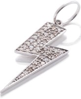 Thumbnail for your product : As 29 18kt white gold pave diamond long Flash pendant