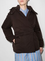 Thumbnail for your product : Ganni Wrap-Front Puffer Jacket