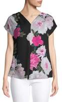 Thumbnail for your product : INC International Concepts Floral-Print V-Neck Blouse