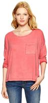 Thumbnail for your product : Gap Three-quarter sleeve faded tee