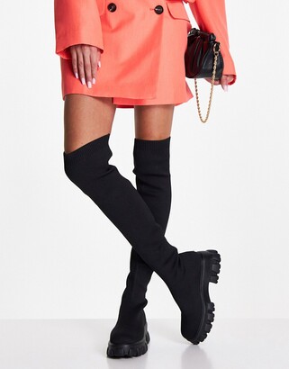 Over The Knee Knit Boots | Shop the world's largest collection of 