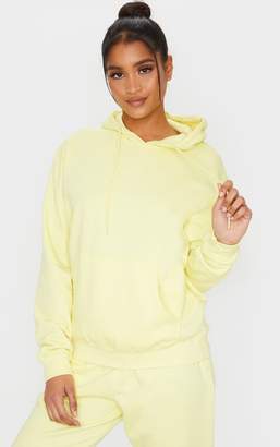 PrettyLittleThing Pale Lime Ultimate Oversized Hoodie