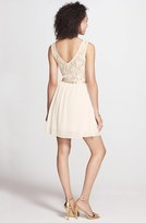 Thumbnail for your product : Frenchi Lace Bodice Dress (Juniors)