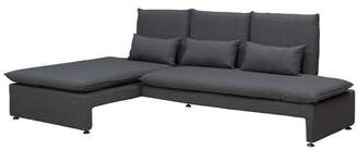 Charcoal Egan 3 Seater Sofa with Chaise